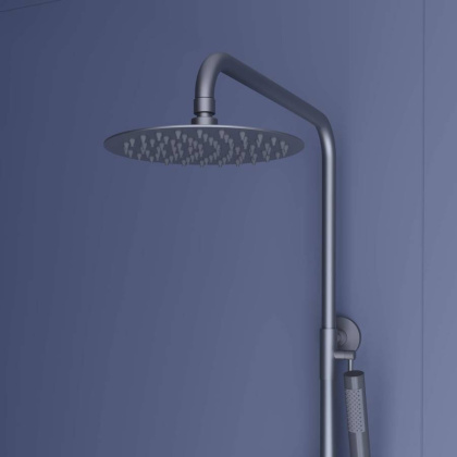 Душевая стойка RGW SP-27-Gr Серый Головной душ/Смеситель (Ручной душ.Шланг 1,5 м.) Душевая стойка RGW SP-27-Gr Серый Головной душ/Смеситель (Ручной душ.Шланг 1,5 м.)