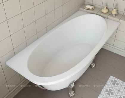 Ванна из искусственного мрамора Эстет Венеция R 170x80