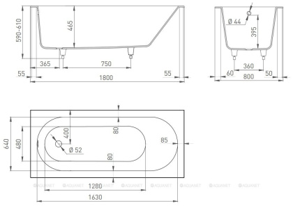 Ванна из искусственного камня ORNELLA 180,102322M Ванна из искусственного камня ORNELLA 180,102322M