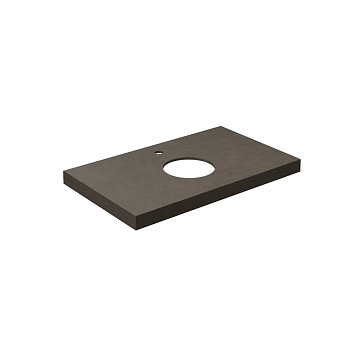 Столешница из керамогранита Про Чементо 80x48, коричневая матовая, CN80.DD507020R