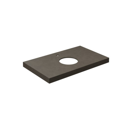 Столешница из керамогранита Про Чементо 80x48, коричневая матовая, CN80.DD507020R