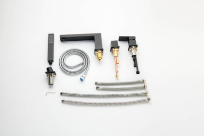 Смеситель Timo Selene 2130/03Y на борт ванны, черный матовый