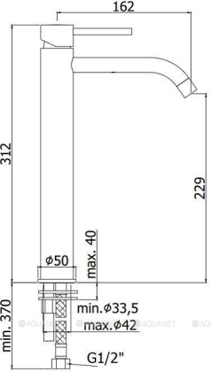 Смеситель для раковины Paffoni Light LIG081NO