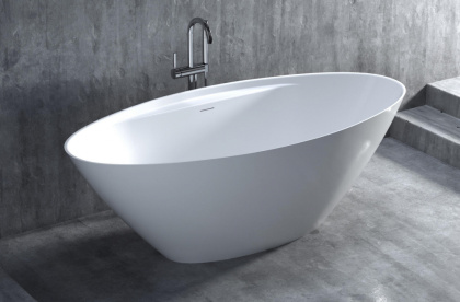 Ванна из искусственного камня Salini S-Sense Diva  178х85,5 глянцевая,102211G Ванна из искусственного камня Salini S-Sense Diva  178х85,5 глянцевая,102211G