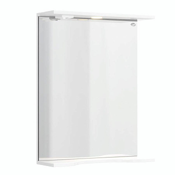 Зеркало Onika Коралл 50 белое, с подсветкой