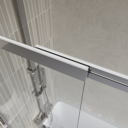 Душевая шторка на ванну BELBAGNO LUCE-VF-11