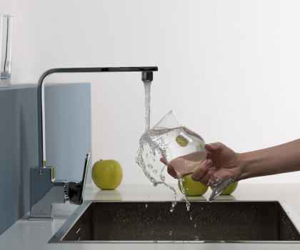 Смеситель для кухни Aquanet Cubic SD90445 Смеситель для кухни Aquanet Cubic SD90445