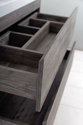 Тумба с раковиной подвесная BelBagno KRAFT 90 Rovere Nebrasca Nature, раковина белая Тумба с раковиной подвесная BelBagno KRAFT 90 Rovere Nebrasca Nature, раковина белая