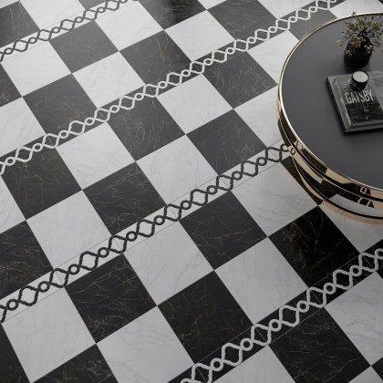 Бордюр Фрагонар наборный чёрный 30x9,9x0,9