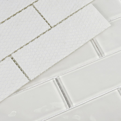 Мозаика Bonaparte Стеклянная Rumba White 30х30 см Мозаика Bonaparte Стеклянная Rumba White 30х30 см