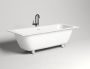 Ванна из искусственного камня Salini S-Sense Orlando Axis 190х80 103311G, глянцевая