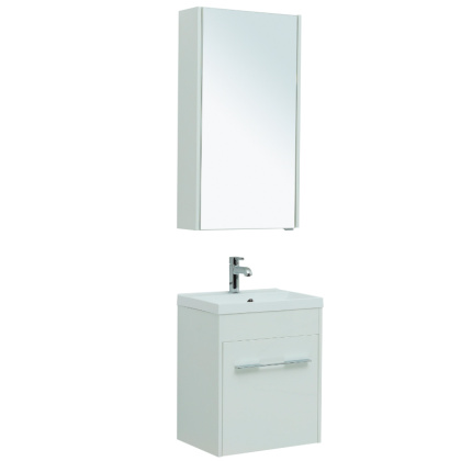 Мебель для ванной Aquanet Августа 50 белый (ручка хром)