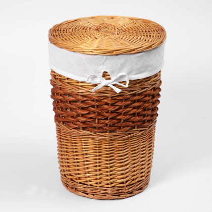 Main WB-410-L Плетеная корзина для белья с крышкой