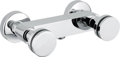 FLAT-V-01 Смеситель для ванны с ручным душем, хром