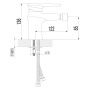 Смеситель Lemark Status LM4408C для биде Смеситель Lemark Status LM4408C для биде