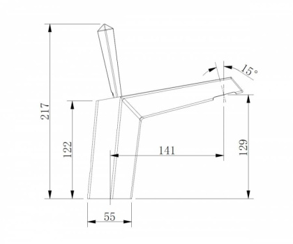 Смеситель ABBER Zeitlos AF8910B для раковины, черный матовый