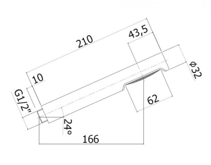 CZR-B-D1F-MM Ручной душ, металлический, исполнение Morning Mist