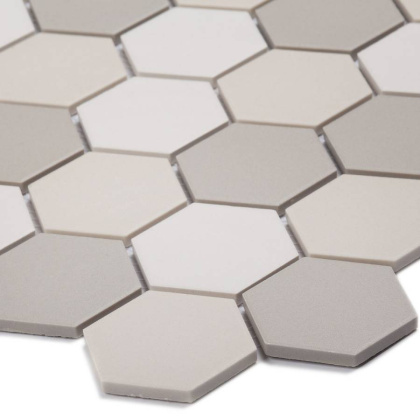Противоскользящая мозаика, Hexagon Small LB Mix Antislip 51x59, Non-Slip Противоскользящая мозаика, Hexagon Small LB Mix Antislip 51x59, Non-Slip