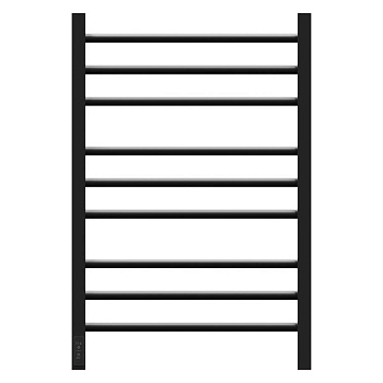 Полотенцесушитель электрический Point Веста PN70758B П9 500x800, диммер слева, черный Полотенцесушитель электрический Point Веста PN70758B П9 500x800, диммер слева, черный