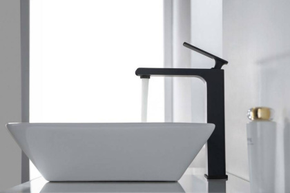 Смеситель Timo Anni 2711/03F для раковины, черный матовый