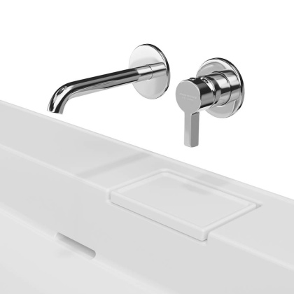 Раковина LOGICA мебельная\подвесная без отверстий 60, белая глянцевая