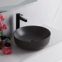 Раковина накладная керамическая, круглая, серая матовая, BB1315-H311, 410x410x130 Раковина накладная керамическая, круглая, серая матовая, BB1315-H311, 410x410x130