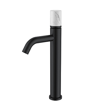 Смеситель STICK для умыв. выс. BLACK MRAMOR WHITE_Комплект
