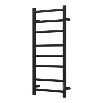 Полотенцесушитель электрический Point Аврора PN10848B П8 400x800 диммер справа, черный Полотенцесушитель электрический Point Аврора PN10848B П8 400x800 диммер справа, черный