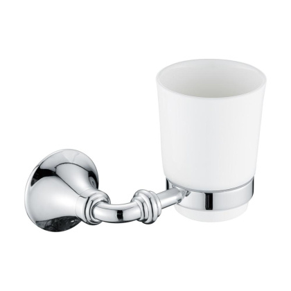 Стакан керамический с держателем, RG1212 Rose, Хром Стакан керамический с держателем, RG1212 Rose, Хром