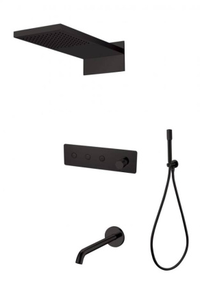 Душевая система с изливом Boheme Fusion Black Душевая система с изливом Boheme Fusion Black