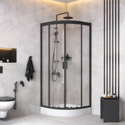 Комплект для ванной комнаты, зона помывочной 80x80 см WK90EM