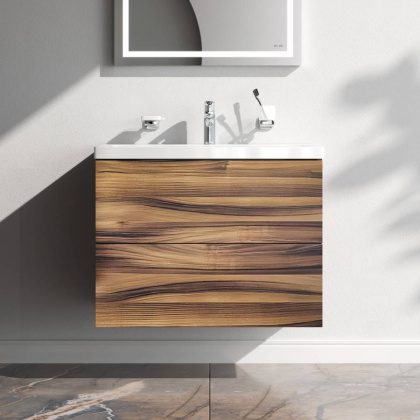 База под раковину, подвесная, 75 см, 2 ящика, орех M90FHX0752HF