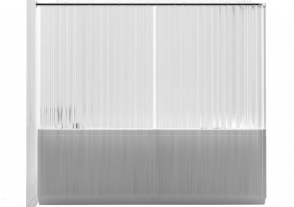 Карниз для ванны Aquanet угловой Г-образный 180х80 Карниз для ванны Aquanet угловой Г-образный 180х80