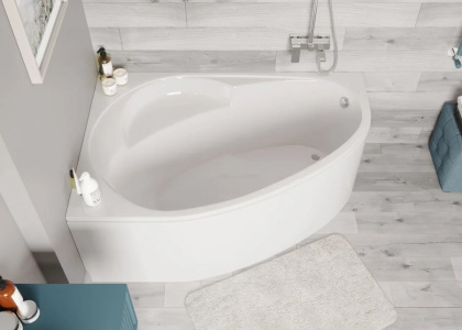 Акриловая ванна VAGNERPLAST FLORA 150x100 left