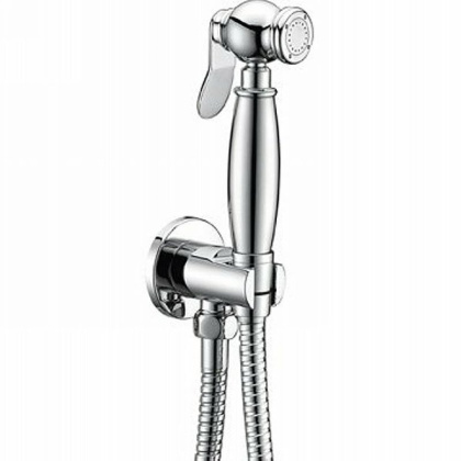 CZR-U-IFSC1-01 Гигиенический душ со шлангом 120см и штуцером с держателем, хром