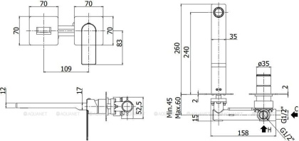 Смеситель для раковины Paffoni Tango TA106ST70 (с внутренней частью) Смеситель для раковины Paffoni Tango TA106ST70 (с внутренней частью)