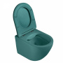 Подвесной унитаз Abber Bequem AC1101MBG темно-зеленый матовый с микролифтом