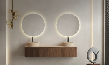 Зеркало для ванной OMBRA с LED подсветкой, 27M0312BH