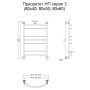 Полотенцесушитель Приоритет НП 3 80*40 (ЛЦ2)