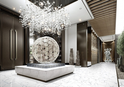 Виниловый SPC ламинат Royce Quadro QV-608 МРАМОР БЛИСС (4мм/42кл/1,8м2) (600мм*300мм), м2