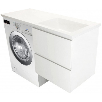 Комплект мебели Dallas Luxe 1000х482 правосторонний подвесной 2 ящика (ШхГхВ) 358х476х607