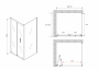 Душевой уголок ABBER Sonnenstrand AG07090-S85 Душевой уголок ABBER Sonnenstrand AG07090-S85
