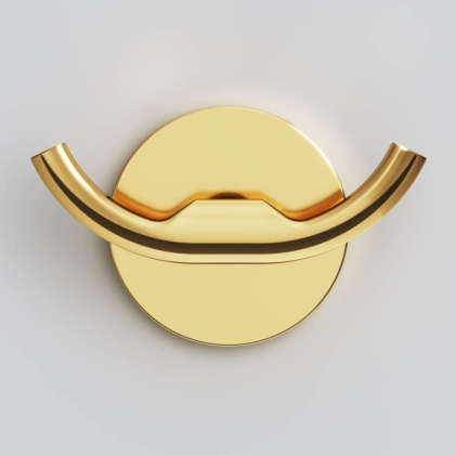 Двойной крючок для полотенец, золото A85A35699