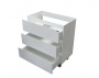Тумба напольная под умывальник Bali New 800х450 3 ящика (ШхГхВ) 798х446х860