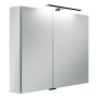 Зеркальный шкаф для ванной комнаты  SANCOS Hilton 1000x148х740 мм, с LED подсветкой, арт.Z1000