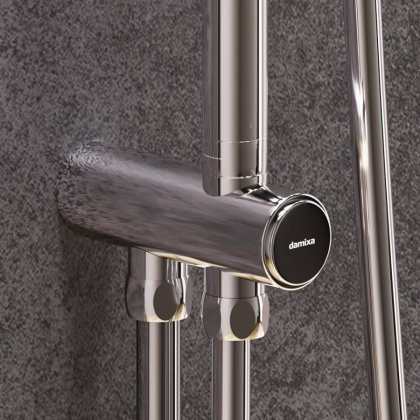 936000000 Scandinavian Pure душ.система: верх.душ 250 мм, ручн.душ 1 ф-ция, штанга 1050-1450, Хром