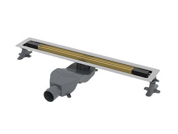 Душевой лоток B&T INFINITY 80см, нерж.сталь МАТ. ЗОЛОТО