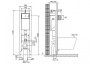 Инсталляция BelBagno 30 для подвесного унитаза, 1150х300х187 мм, со смывным бачком скрытого монтажа, фронтальное управление, крепление к стене в компл