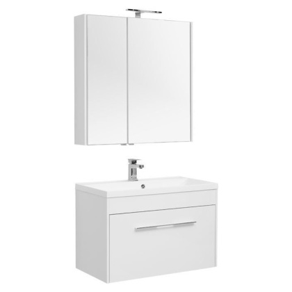 Мебель для ванной Aquanet Августа 90 белый (раковина Нота)