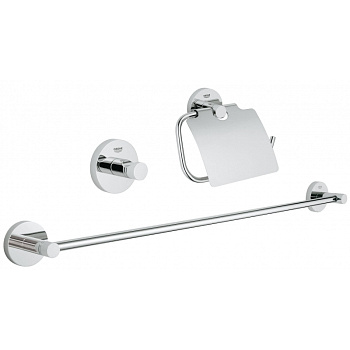 Набор аксессуаров GROHE Essentials (3 предмета), хром (40775001)